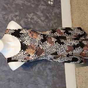 Perceptions Petite Stretch Multi-colored Dress Sz MD